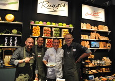 Het team van Rungis, Youri Mantouw, Jan Willem Postmus, Lourens Maliepaard en Niels van den Berg. 